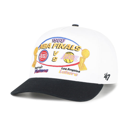 DETROIT PISTONS VS. LOS ANGELES LAKERS NBA FINALS DUELING '47 HITCH