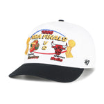 SEATTLE SONICS VS. CHICAGO BULLS NBA FINALS DUELING '47 HITCH