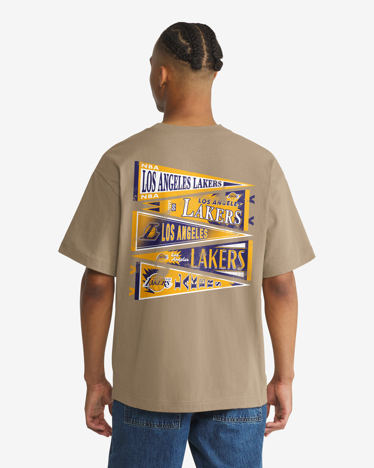 LOS ANGELES LAKERS BACKER '47 FOUNDATION TEE
