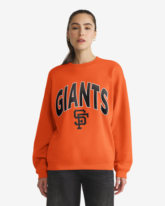 SAN FRANCISCO GIANTS COOPERSTOWN EXTRA INNINGS '47 OVERSIZED CREW WOMENS