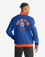 NEW YORK METS COOPERSTOWN RELIEF PITCHER PIQUE '47 TRACK JACKET