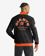 SAN FRANCISCO GIANTS COOPERSTOWN RELIEF PITCHER PIQUE '47 TRACK JACKET