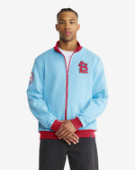 ST. LOUIS CARDINALS COOPERSTOWN RELIEF PITCHER '47 PIQUE TRACK JACKET