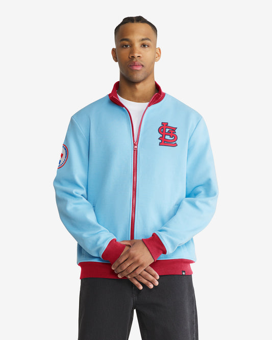 ST. LOUIS CARDINALS COOPERSTOWN RELIEF PITCHER '47 PIQUE TRACK JACKET