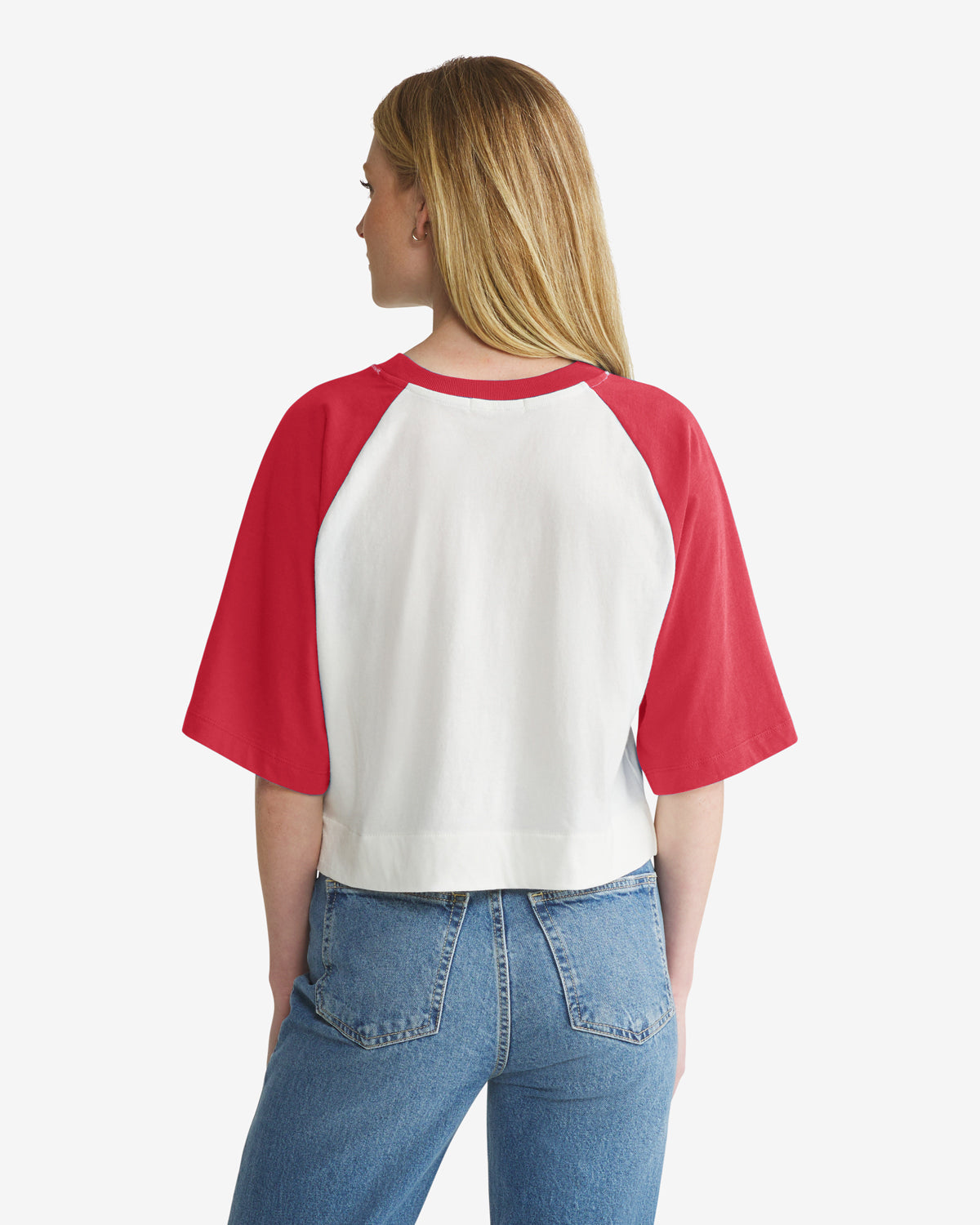 ST. LOUIS CARDINALS COOPERSTOWN INFIELD SHIFT '47 RAGLAN CROP TEE WOMENS