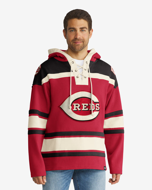CINCINNATI REDS '47 SUPERIOR LACER PULLOVER HOOD