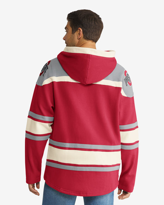 OHIO STATE BUCKEYES SUPERIOR LACER HOOD MENS
