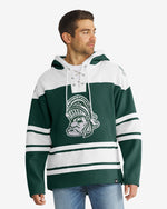MICHIGAN STATE SPARTANS VINTAGE SUPERIOR '47 LACER HOOD