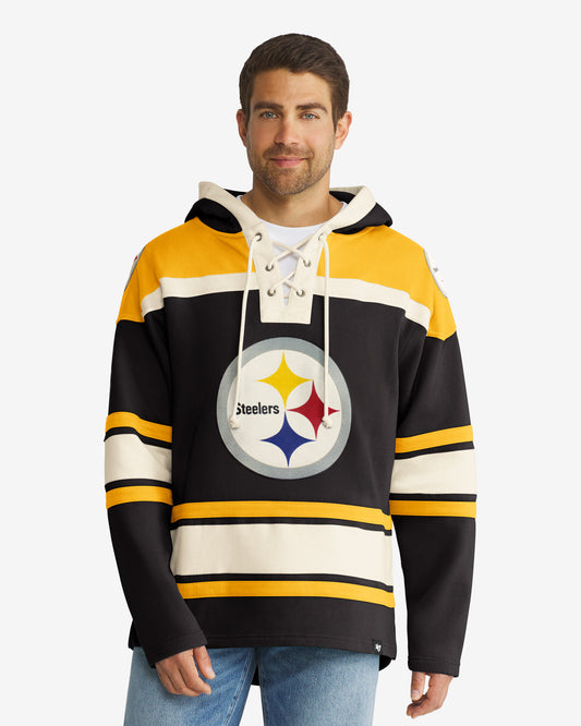 PITTSBURGH STEELERS '47 SUPERIOR LACER HOOD