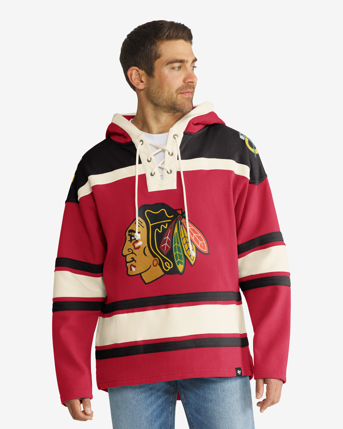 CHICAGO BLACKHAWKS SUPERIOR '47 LACER HOOD