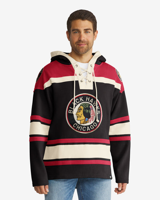 CHICAGO BLACKHAWKS VINTAGE SUPERIOR '47 LACER HOOD